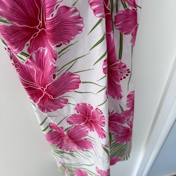 Tropical Floral Halter Swim Coverup - Picture 5 of 7